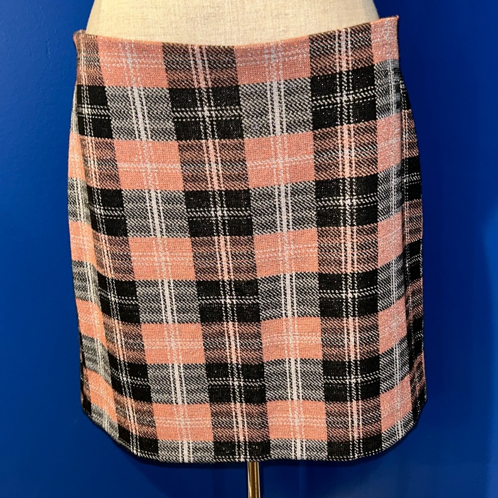 H&M plaid skirt